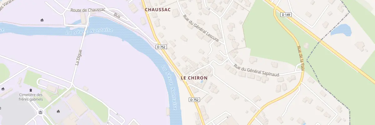 Plan du 34 Bd de la Rochejaquelein à Saint-Laurent-sur-Sèvre