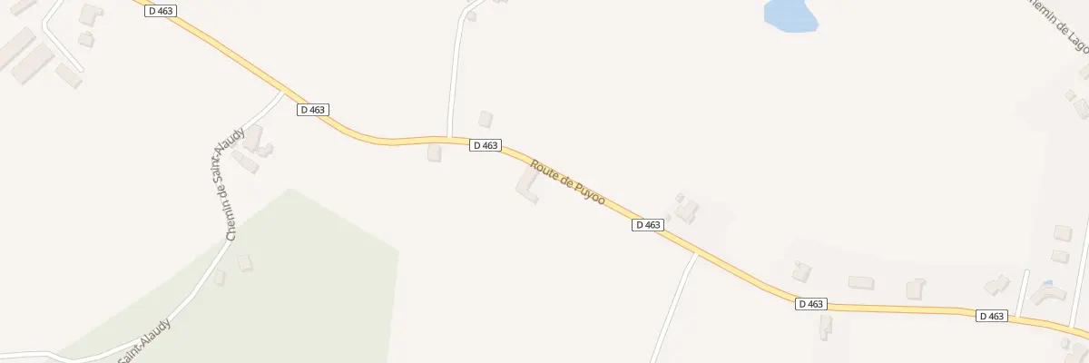 Plan du 591 Rte de Puyoo à Ossages