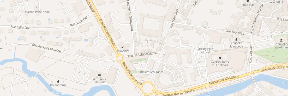 Plan du 14 Rue de St Melaine à Cholet