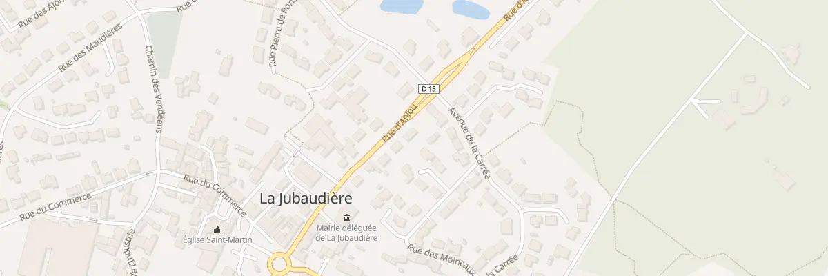Plan du 18 Rue d’Anjou (La Jubaudiere) à Beaupréau-en-Mauges