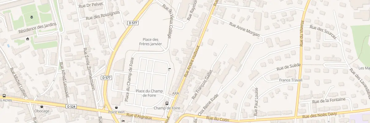 Plan du 43 Rue Andre Halbout Vire à Vire Normandie