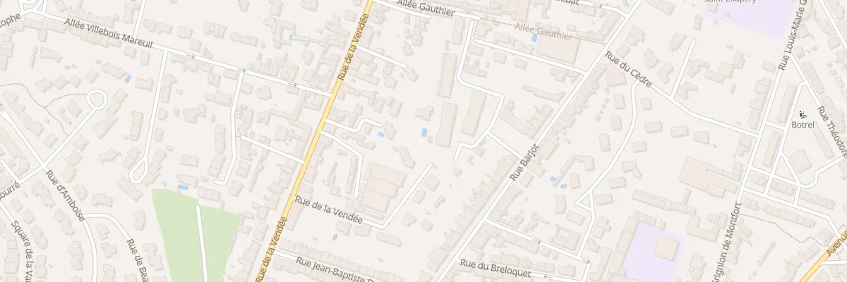 Plan du 93B Rue de la Vendée à Cholet