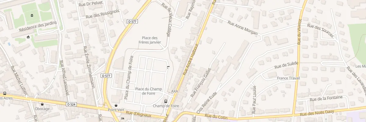 Plan du 41 Rue Andre Halbout Vire à Vire Normandie