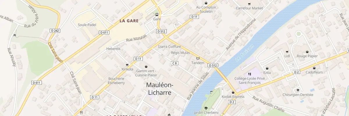 Plan du 3 Rue Sponde à Mauléon-Licharre
