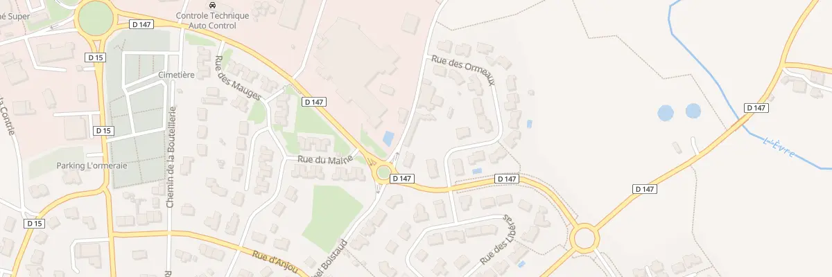 Plan du 5865 Le Bordage au May-sur-Èvre