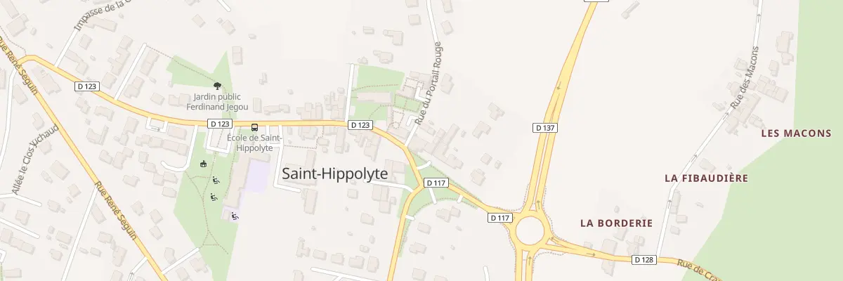 Plan du 10 Rue de la République à Saint-Hippolyte