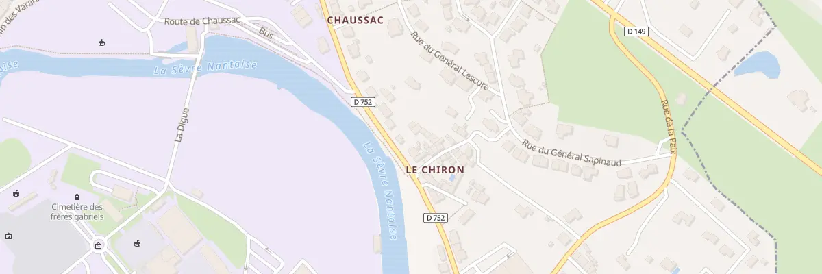 Plan du 36 Bd de la Rochejaquelein à Saint-Laurent-sur-Sèvre