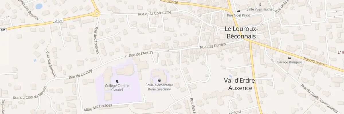 Plan du 2A Rue de Launay à Val d’Erdre-Auxence