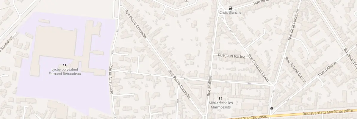 Plan du 40 Rue Pierre Corneille à Cholet