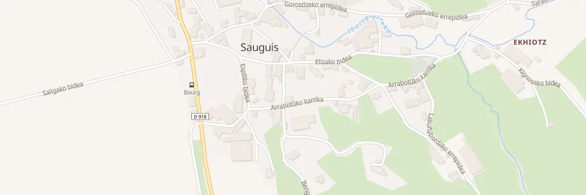 Plan du 5012 Village à Sauguis-Saint-Étienne