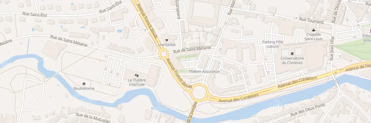 Plan du 5 Rue de Saint Melaine à Cholet