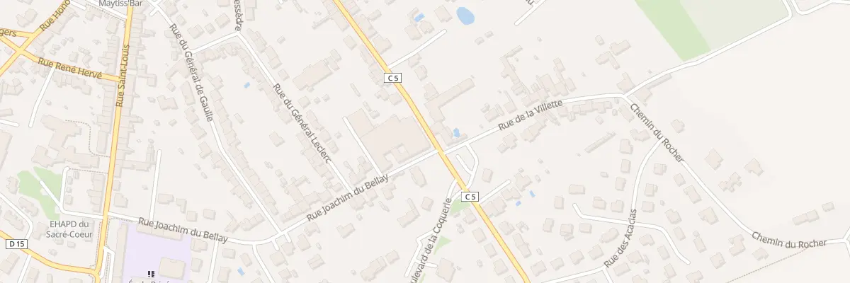 Plan du 47 Rue Joachim du Bellay au May-sur-Èvre