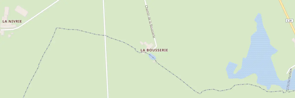Plan du 320 Che de la Bousserie à La Baconnière