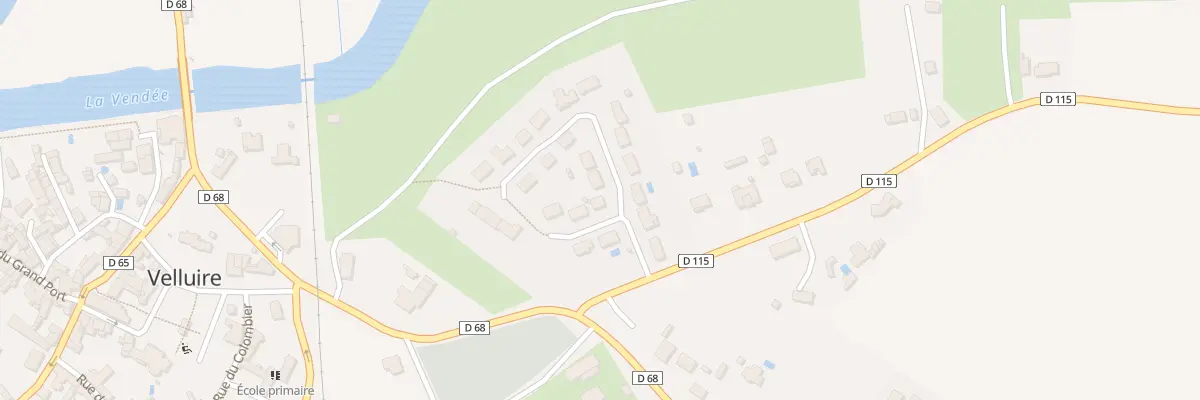 Plan du 20 Rue des frênes aux Velluire-sur-Vendée