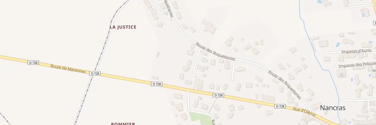 Plan du 6 Rue de la Justice à Nancras