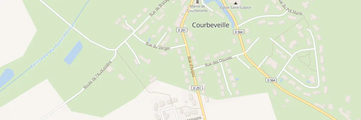 Plan du 28 Rue d’Anjou à Courbeveille