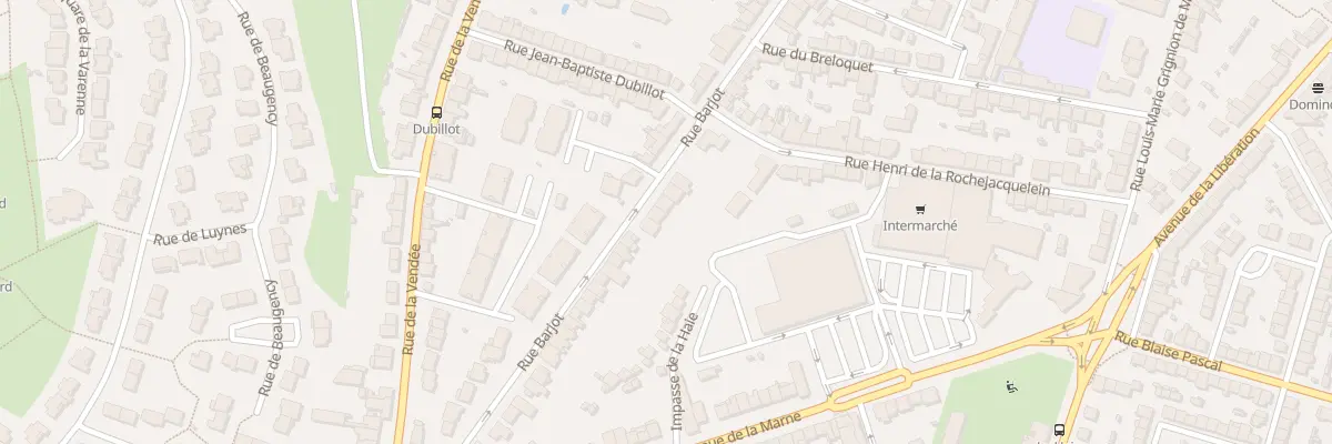 Plan du 147 Rue Barjot à Cholet