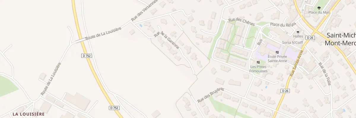Plan du 8 Rue de la garenne à Sèvremont