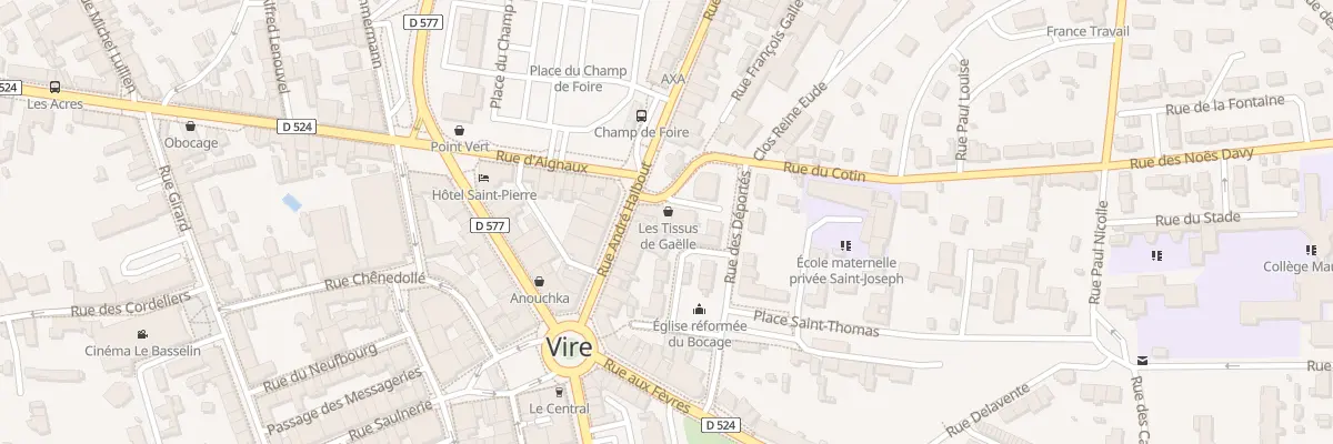 Plan du 2B Rue du Cotin - Vire à Vire Normandie