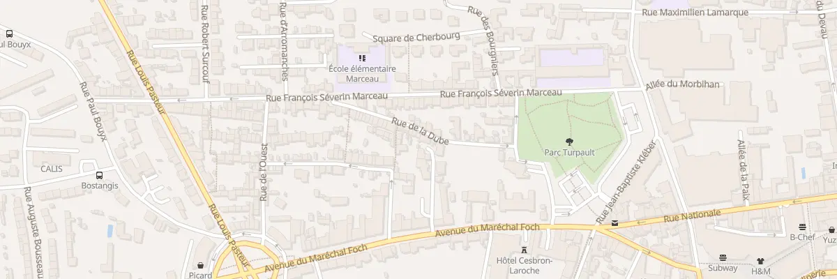 Plan du 19 Rue de la Dube à Cholet
