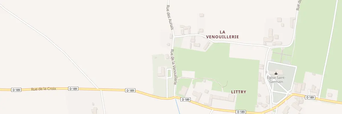 Plan du 316 Rue de la Venouillerie au Molay-Littry