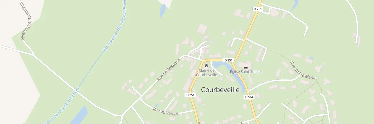 Plan du 9 Rue de Bretagne à Courbeveille