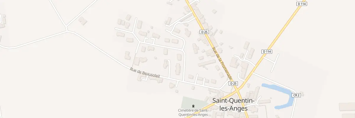 Plan du 5 Rue des Erables à Saint-Quentin-les-Anges