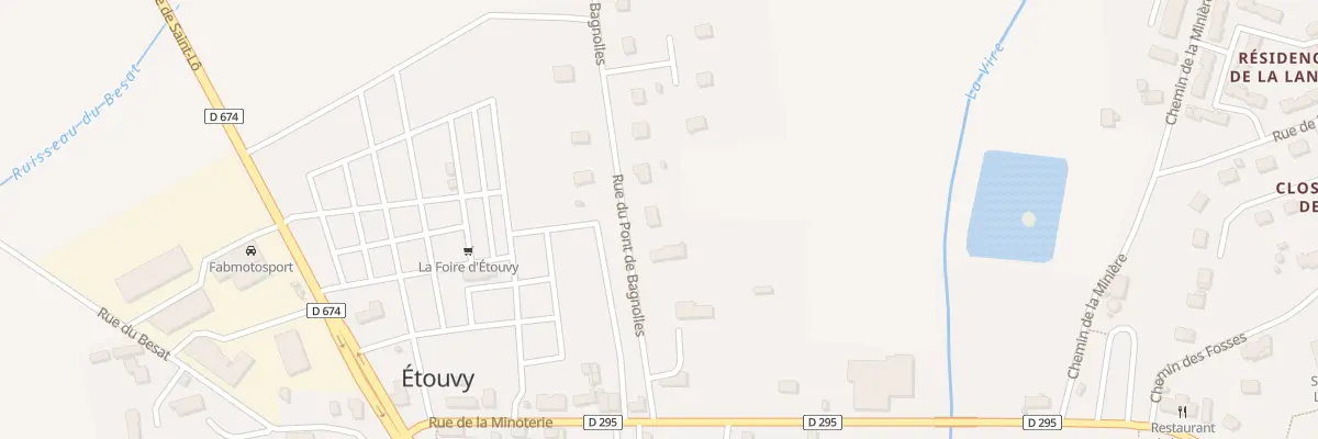 Plan du 6 Rue Pont de Bagnolles- Etouvy à Souleuvre en Bocage
