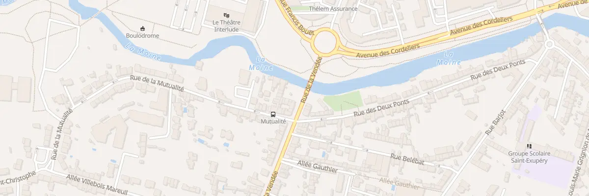 Plan du 8 Rue de la Vendée à Cholet