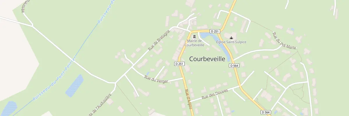 Plan du 16 Rue d’Anjou à Courbeveille