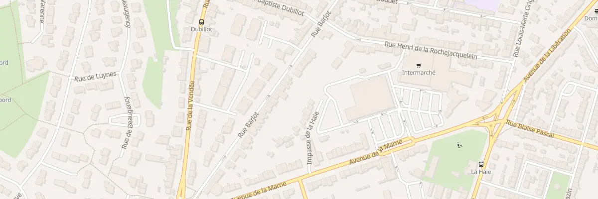 Plan du 155 Rue Barjot à Cholet
