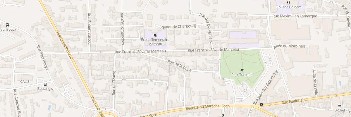 Plan du 59 Rue François Séverin Marceau à Cholet