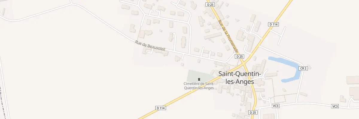 Plan du 5 Rue de Beausoleil à Saint-Quentin-les-Anges