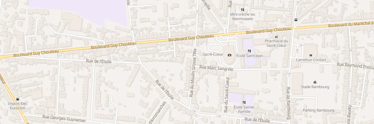Plan du 15 Rue du Moul Grosse Tete à Cholet