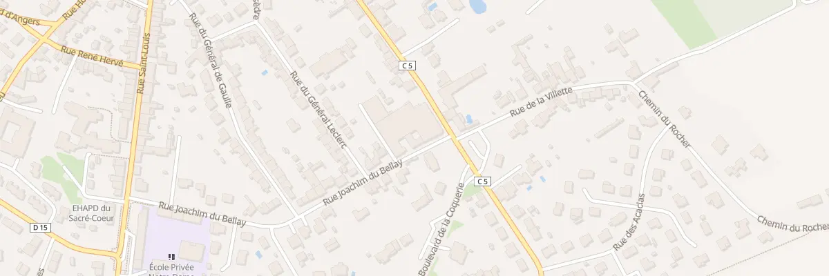 Plan du 45 Rue Joachim du Bellay au May-sur-Èvre