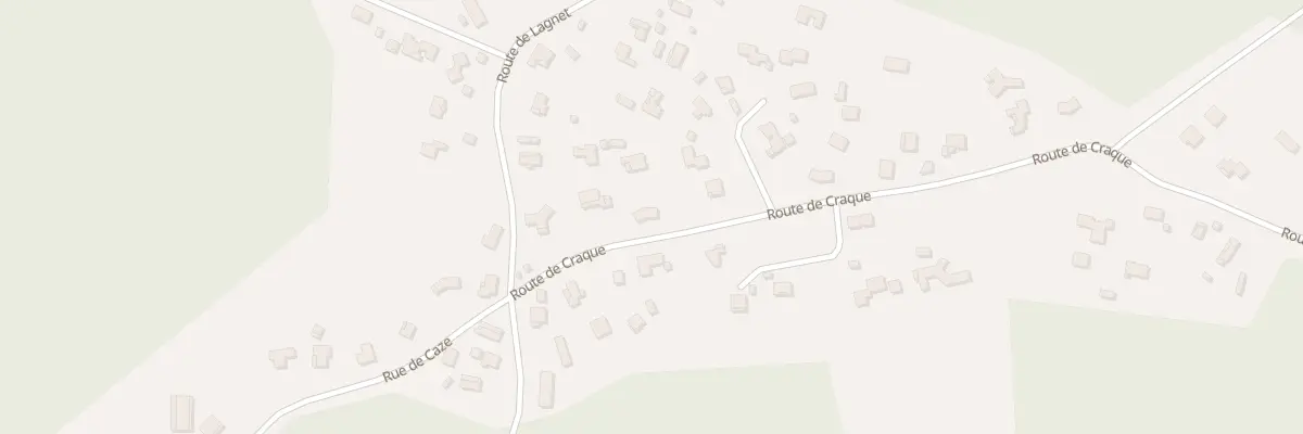 Plan du 3A Rte de Craque à Mios