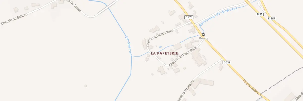 Plan du 7099 La Papeterie à Gestas