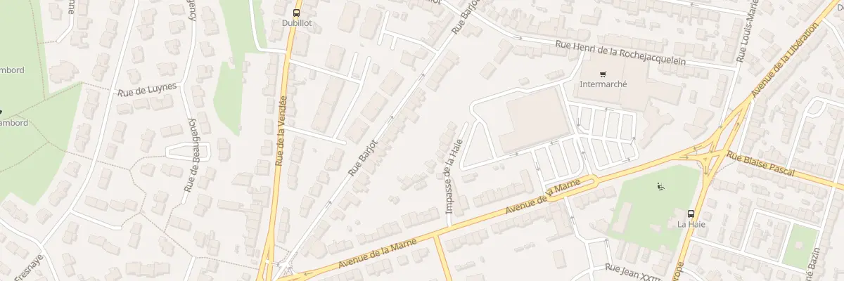 Plan du 161 Rue Barjot à Cholet