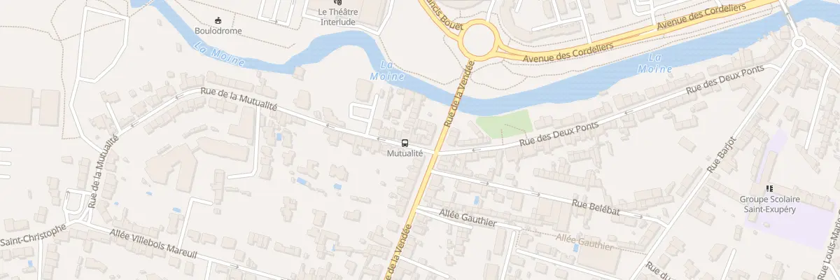 Plan du 2T Rue de la Mutualité à Cholet