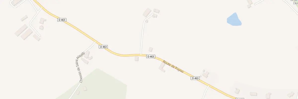 Plan du 652 Rte de Puyoo à Ossages