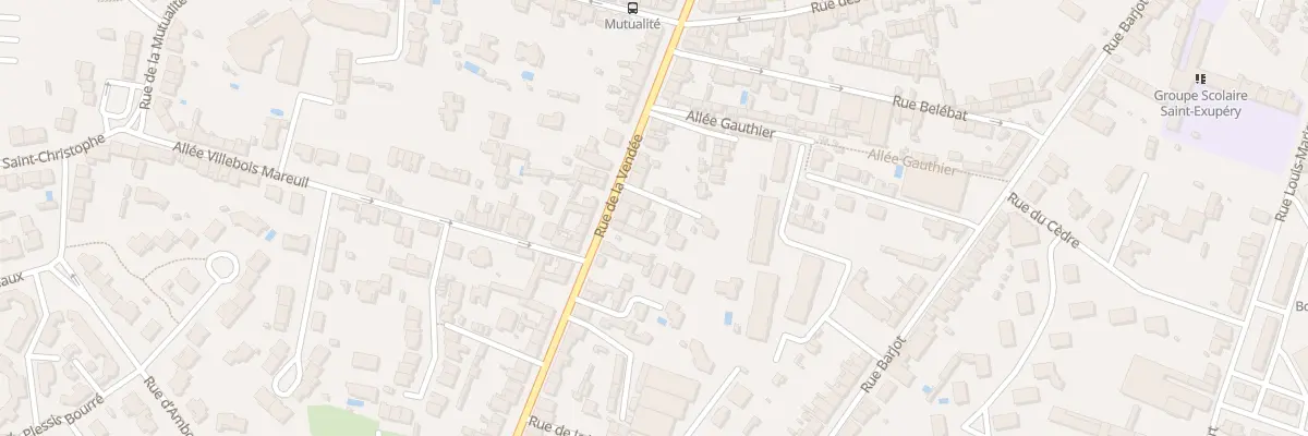 Plan du 51 Rue de la Vendée à Cholet