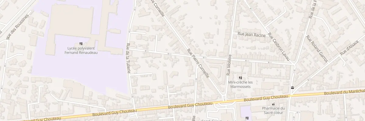 Plan du 29 Rue Pierre Corneille à Cholet