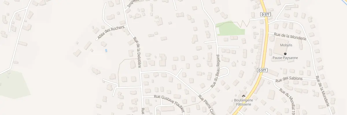 Plan du 9 Rue Pierre Corneille - Vire à Vire Normandie