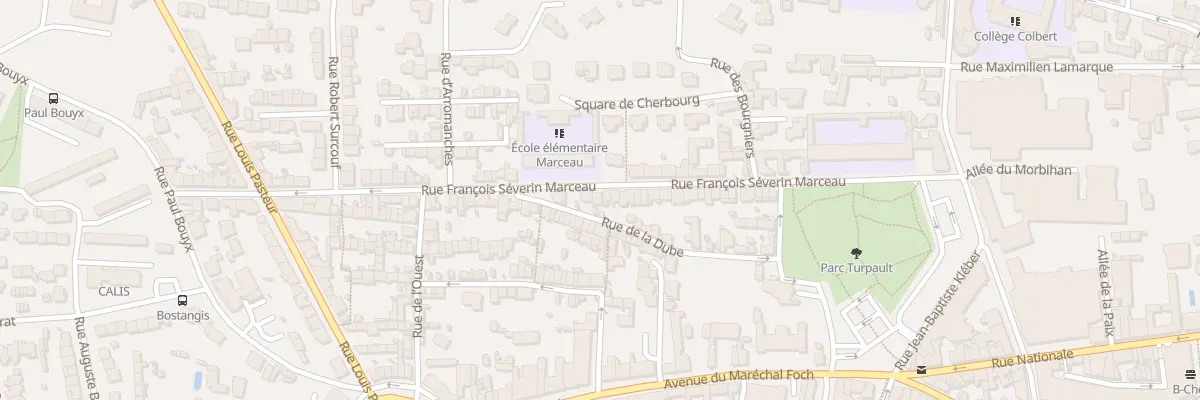 Plan du 65 Rue François Séverin Marceau à Cholet