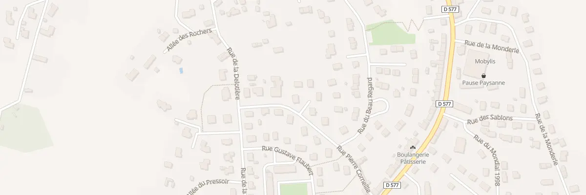 Plan du 7 Rue Pierre Corneille - Vire à Vire Normandie