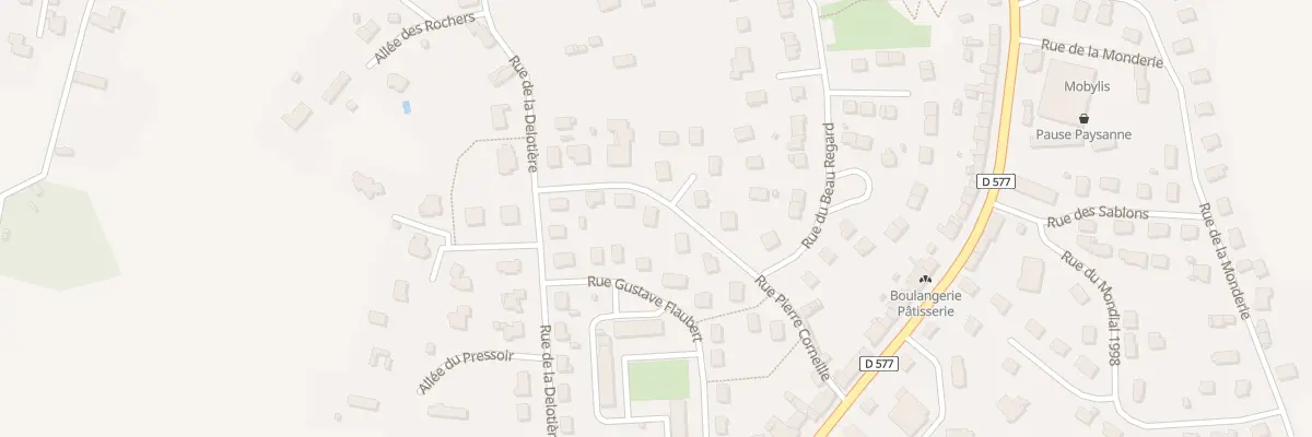 Plan du 8 Rue Pierre Corneille - Vire à Vire Normandie