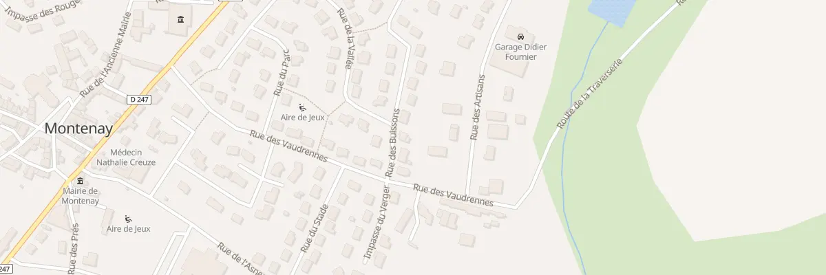 Plan du 6 Rue des Buissons à Montenay