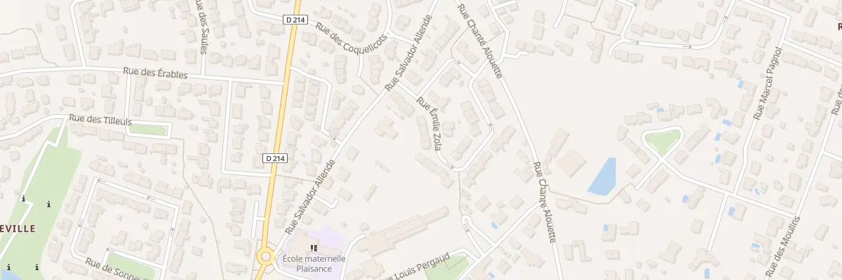 Plan du 14 Rue Emile Zola à Tonnay-Charente