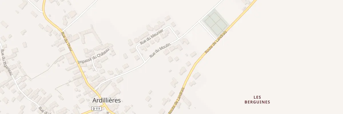 Plan du 5B Rue du Moulin à Ardillières