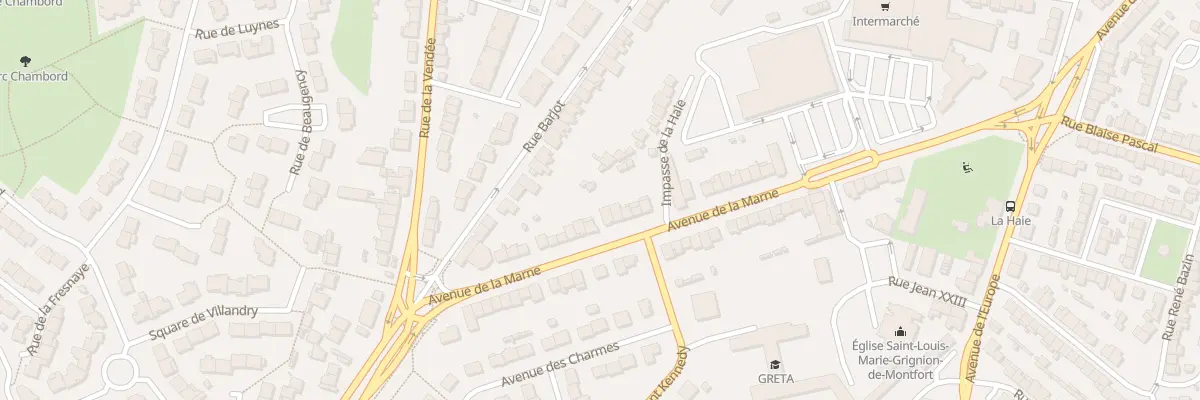 Plan du 54 Av de la Marne à Cholet